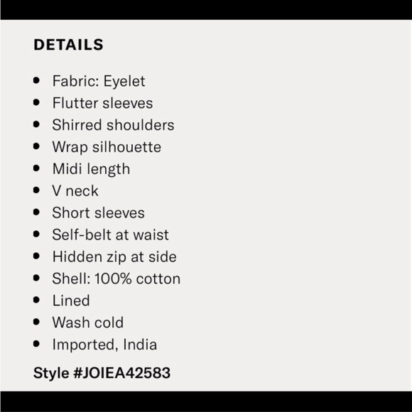 Joie Azariah Eyelet Midi Dress - Picture 15 of 15